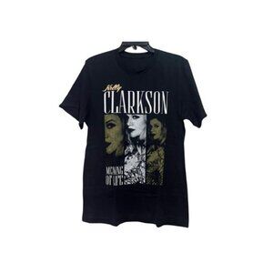 Kelly Clarkson Meaning of Life Tour Graphic T-Shirt - Black Pop Music Tee